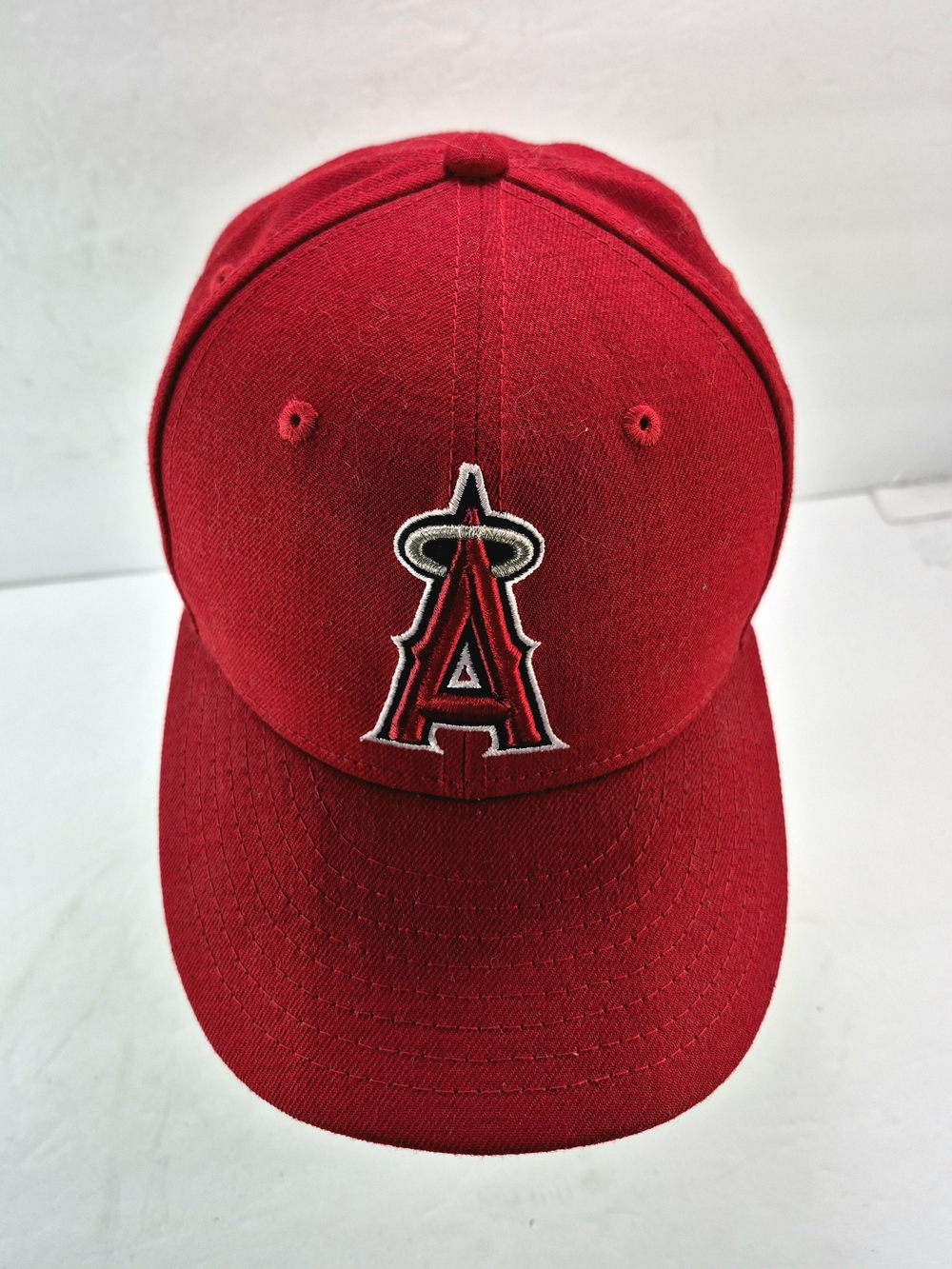 New Era 59FIFTY Los Angeles Angels Fitted Hat Red Size 7 MLB Cap Limited Edition